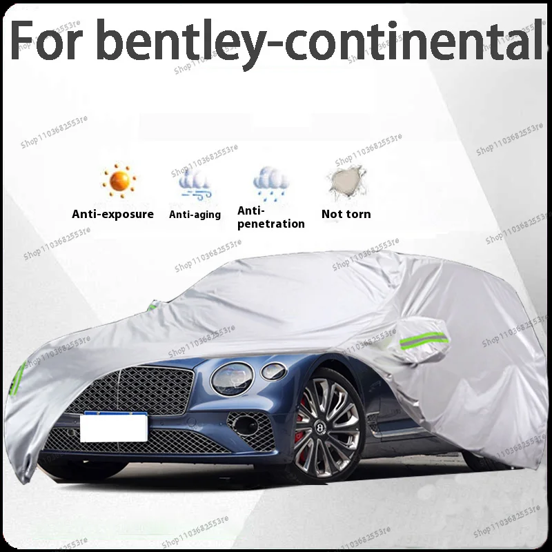 

For Bentley Continental Fit Car Cover Waterproof, Dustproof, Sunshade (UV), Snowproof | Silve Full Cover with All-Day Protection