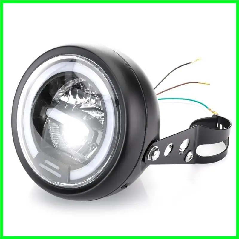 

T3EF High Performances 6.5 Inch LED Headlight Daytime Running Light Plug Play with Brackets Suitable for Motorcycle & Bobbers