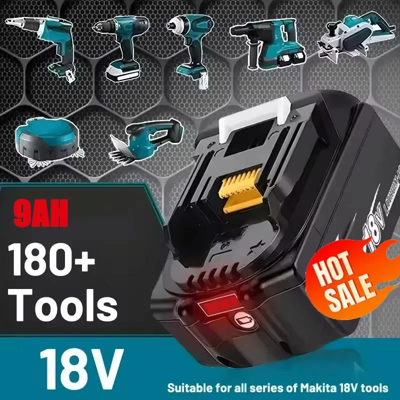 For Makita Original 18V 9Ah Li-Ion Rechargeable Battery 18v Drill Replacement Batteries BL1850 BL1860B BL1830 BL1840 New