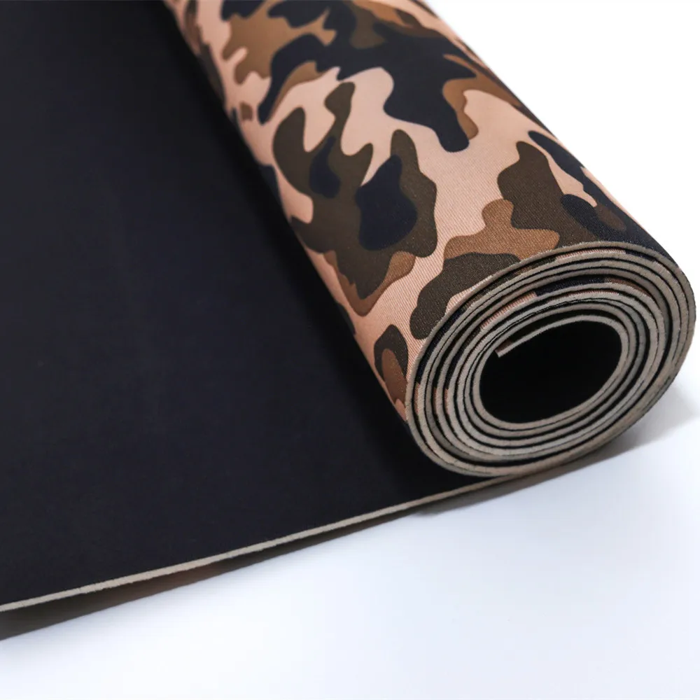 Wetsuit camouflage SBR fabric, stretch neoprene sewn fabric, waterproof, windproof, shock-resistant, 2mm thickness