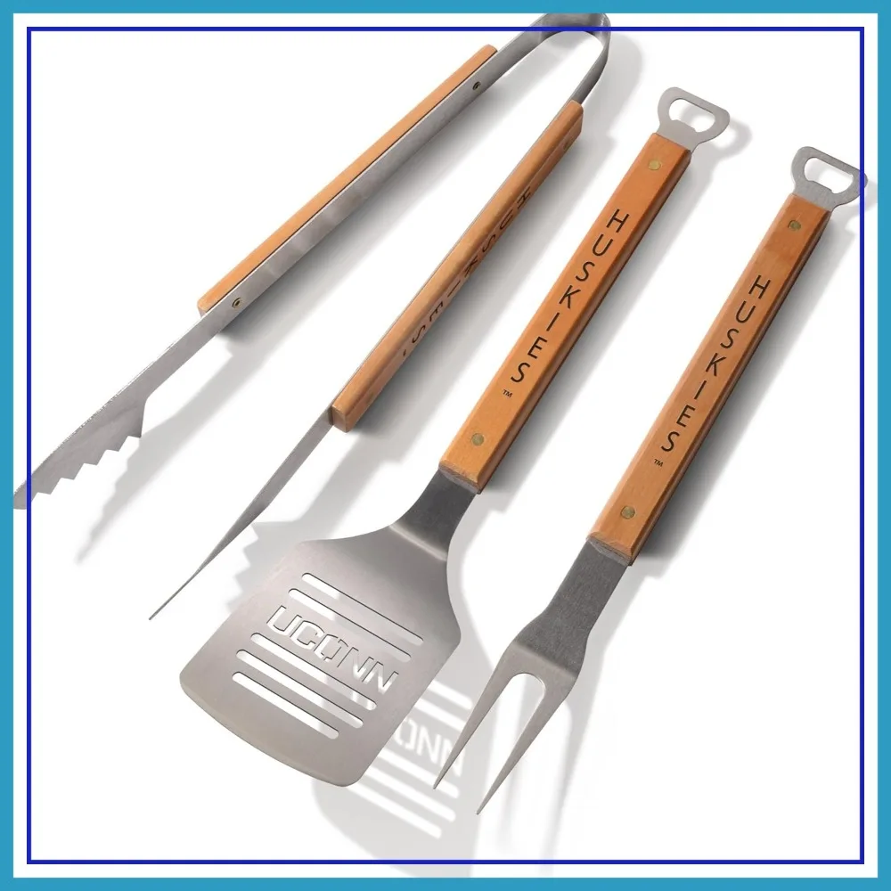 

NCAA Classic Series 3-Piece BBQ Set for Game Day Grilling