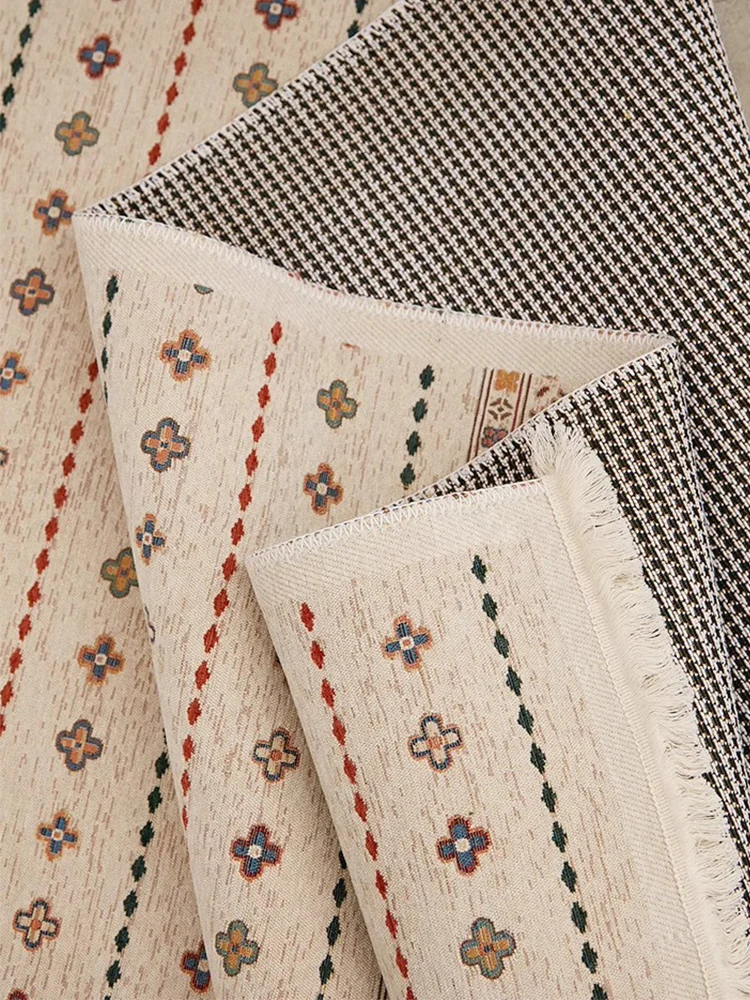 Cotton Woven Boho Carpet Living Room Machine Washable American Rug Carpet for Bedroom Ethnic Home Bedside Floor Mat view 3