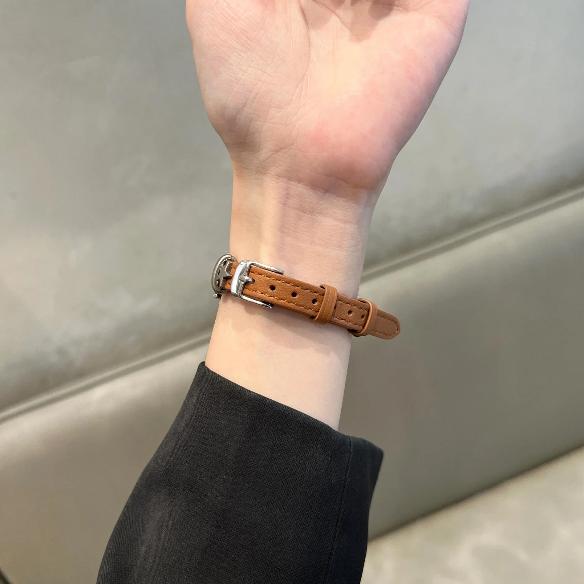 20 مللي متر 22 مللي متر 18 مللي متر حلقة جلدية لساعة سامسونج الفرقة لهواوي GT6 حزام Ultimate Honor Magic2 46 مللي متر GT3 النساء