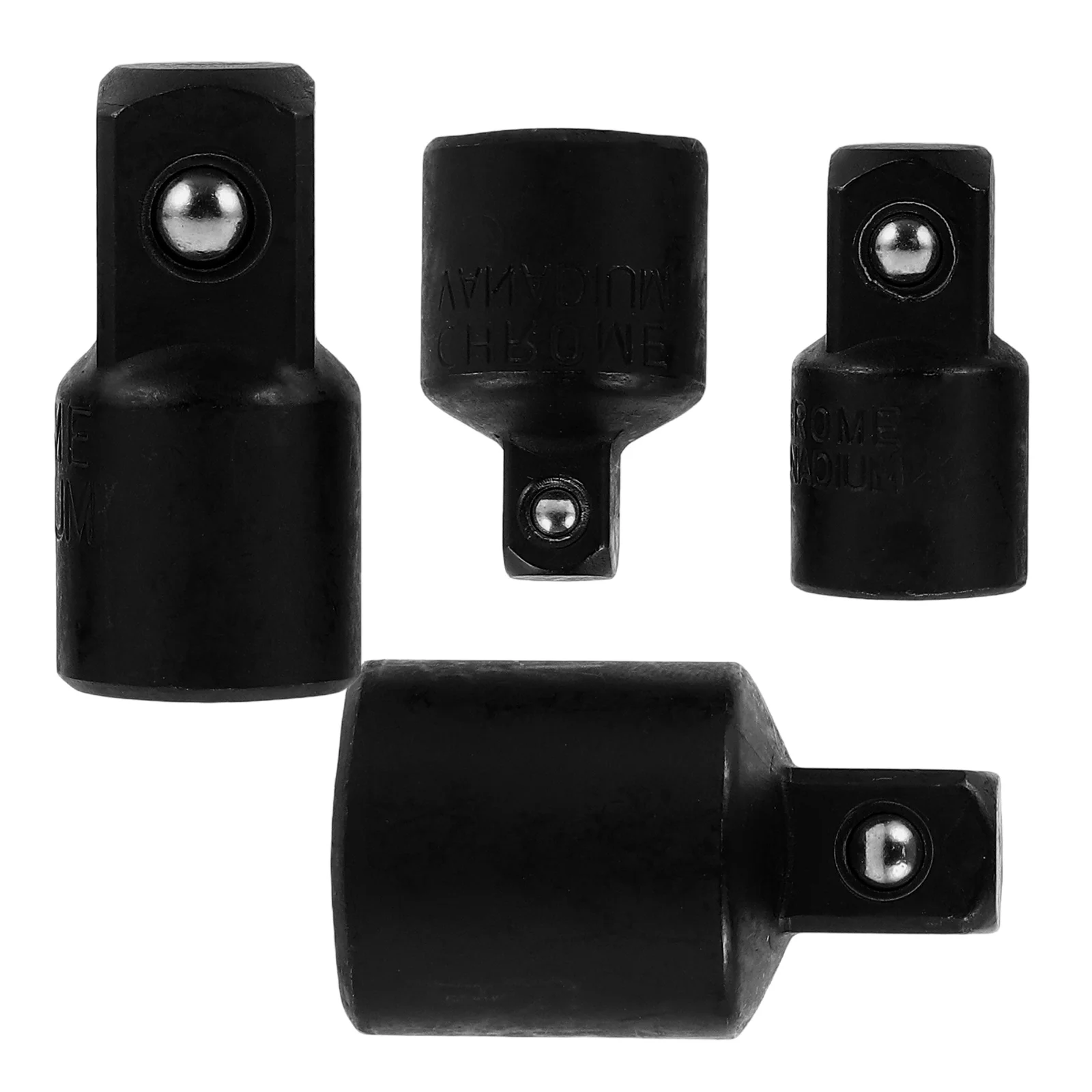 

4Pcs Impact Socket Set Swivel Sockets Drive Adapter Multifunctional Design Secure Connection Professional Appearance