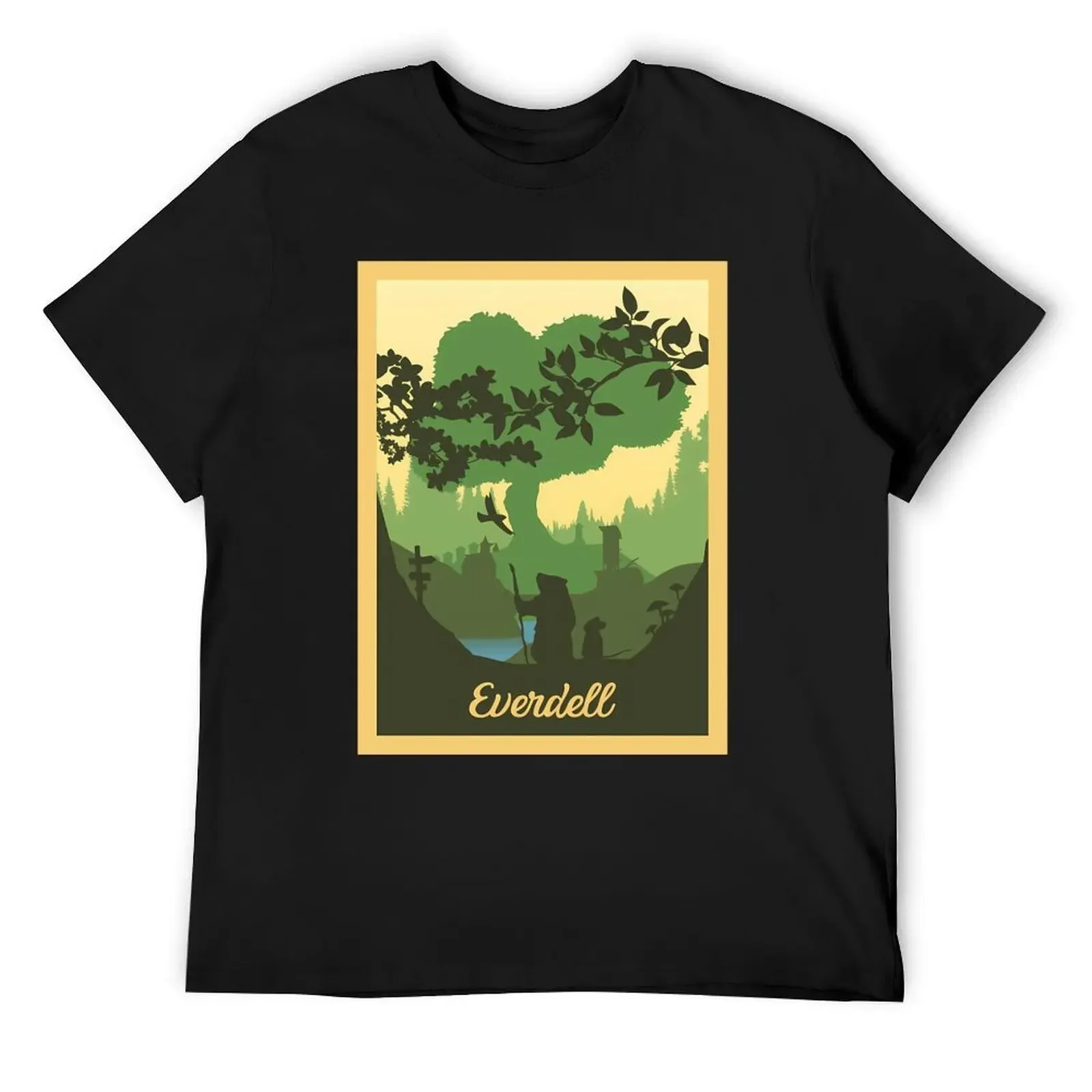 Everdell - Board Games - Minimalist Travel Poster Style - Board Game Art (Authorised) T-Shirt