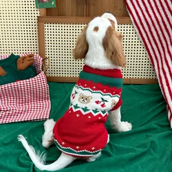 Dog Sweater Clothes Dog Pullover Winter Christmas For Small Medium Dogs Chihuahua Puppy Pet Sweater Yorkshire Pure Dog Sweater