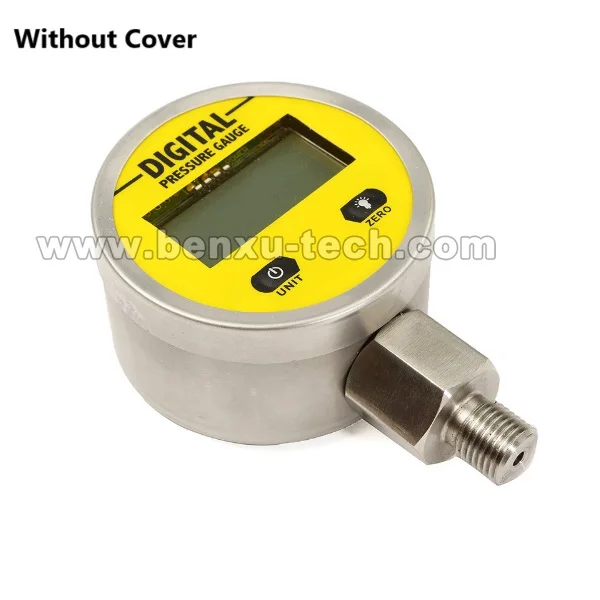 Battery-powered 304SS 4 LCD 1%FS Digtial Pressure Gauge