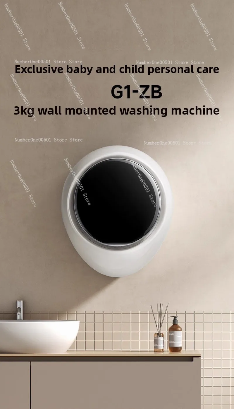 

Mounted Mini Washing Machine for Baby Clothes Fully Automatic Roller Washer