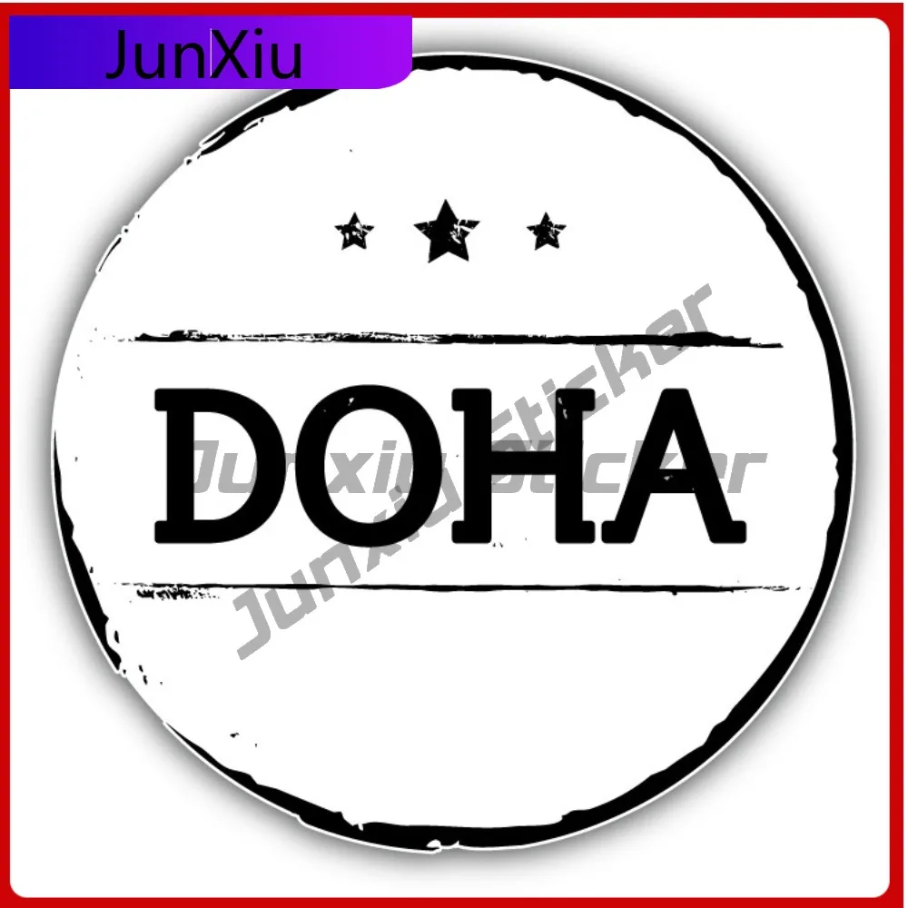 

Doha Creative Sticker Stamp Travel Car Decal Bumper Stickers For Motocross Cool Style Truck Use For La Car Accessories UV Res