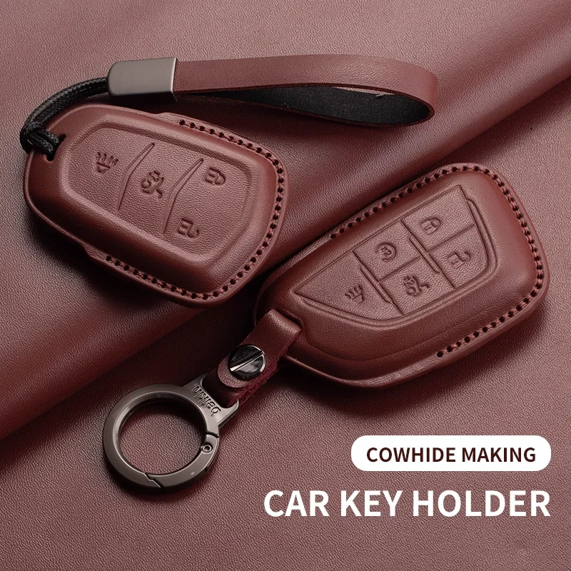 Leather Car Key Cas…