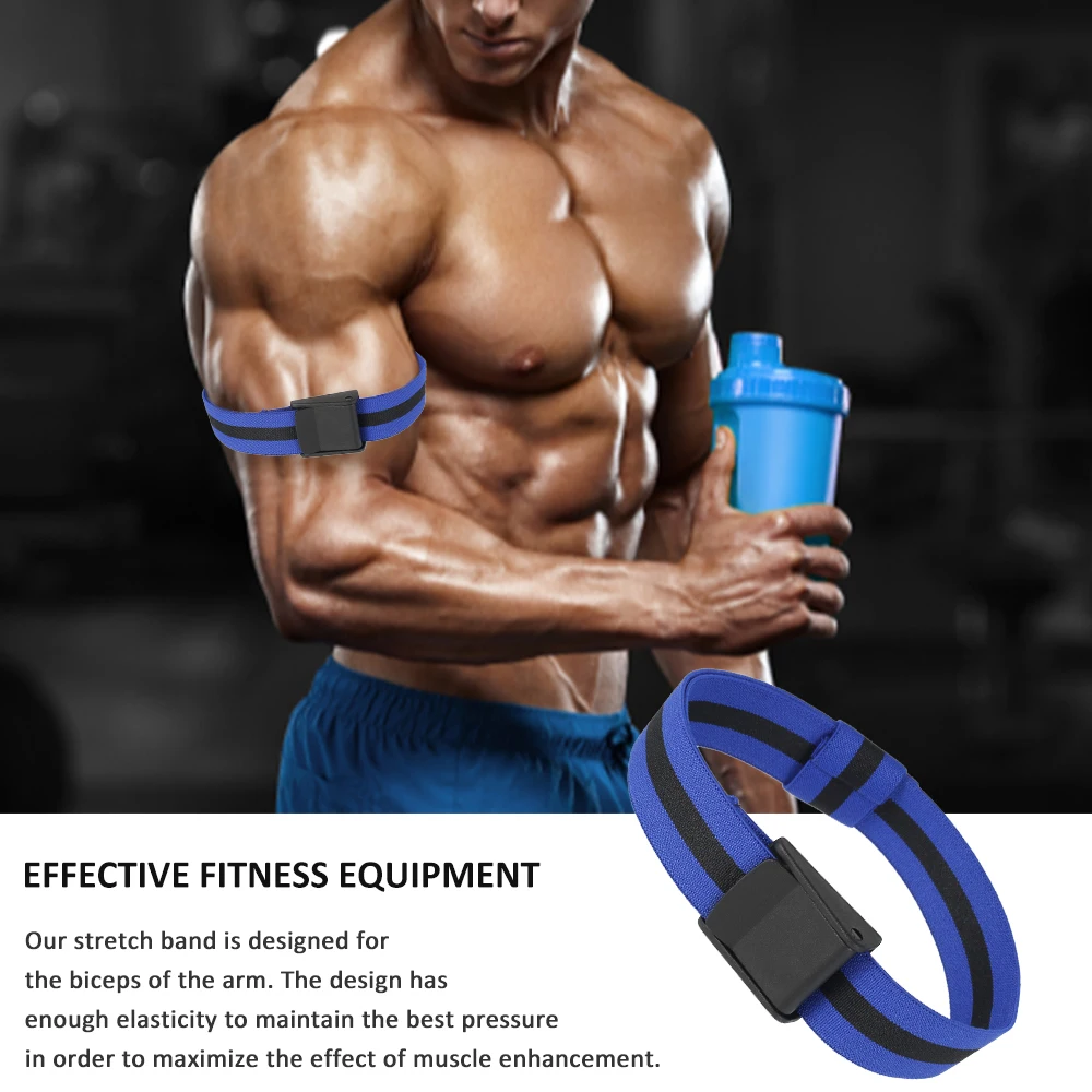 Occlusion Training Bands Elastic Blood Flow Restriction Bands Adjustable Straps Arm and Leg Wraps for Fast Muscle Growt