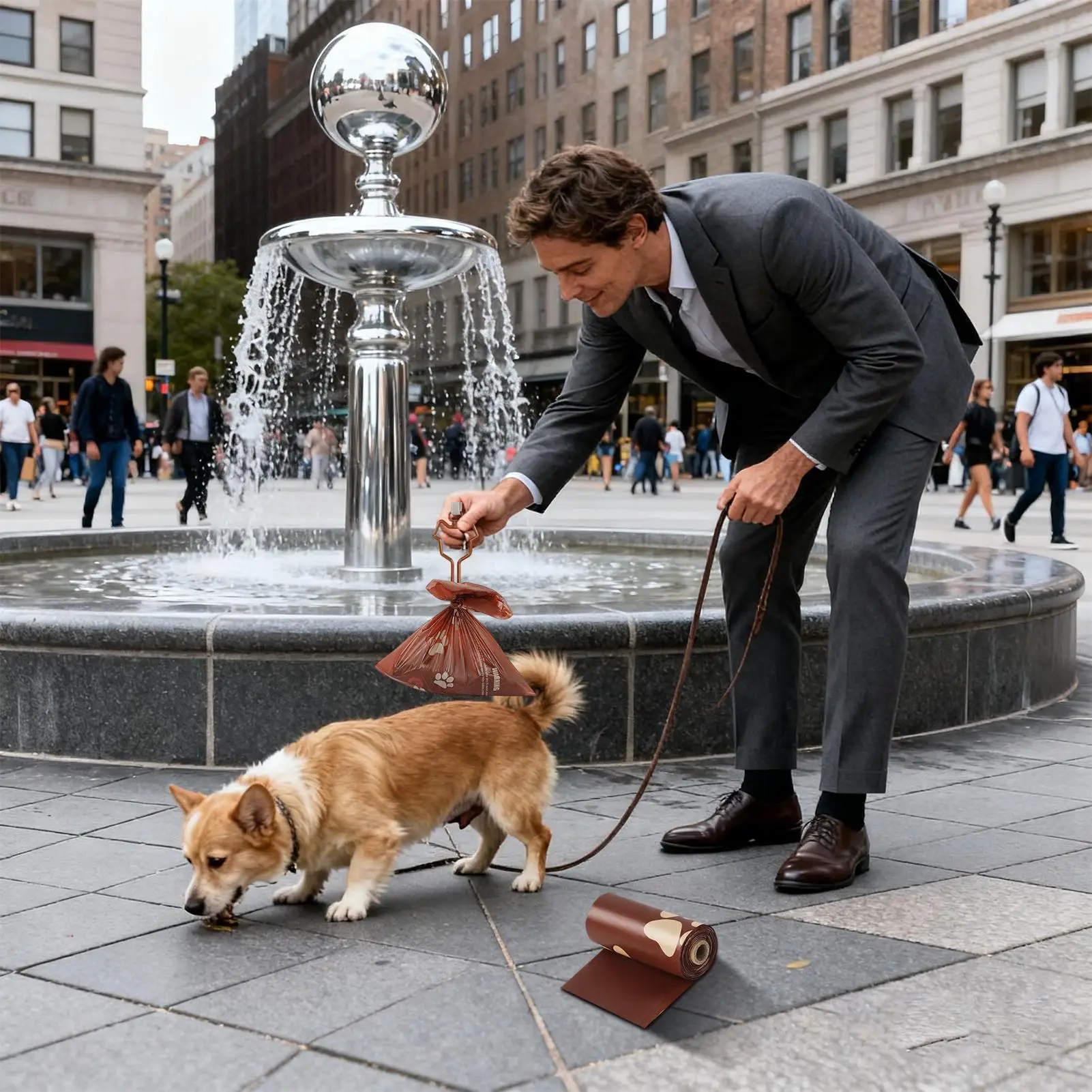 

Poop Bags 270 Counts Chocolate Scented Large Thick Pet Supplies Cat Poop Litter Bags For Walking Travel Lawn Backyard Walkway