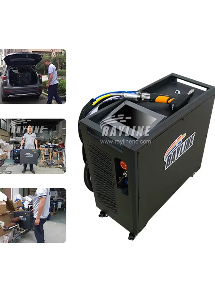 

4 in 1 Air Cooling Laser Welders Portable Handheld Welding Machine Welding/Cleaning/ Cutting for Metal Steel and Aluminum, 1500W