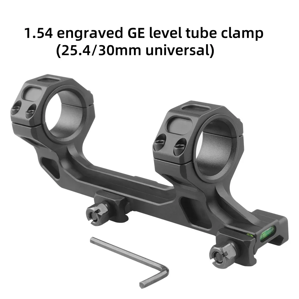 Tactical 25.4mm 30mm GE-ISSELE Cantilever Scope Mount Bubble Level ROF 45 90 RAISER Mount 20mm Rail Riflescope Base Adapter