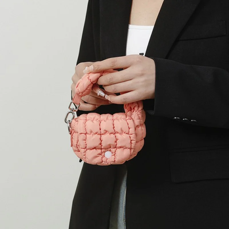 

Creative Mini Cloud Handbag Lightweight Women's Earphone Storage Soft Waterproof Small Handbag