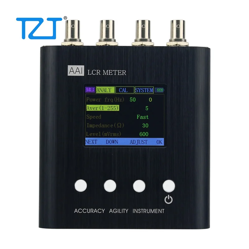 Imagem -05 - Polegadas 320x240 Tft Tela Colorida Lcr Medidor Lcr Component Tester 23 Pontos de Freqüência 50hz100khz 200khz 300khz 2.4