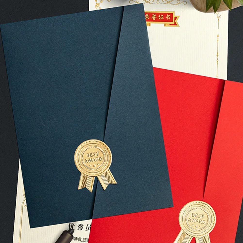 Honor Certificate Shell Document Paper Cover Holders Award Protector Folder Envelope Decorative