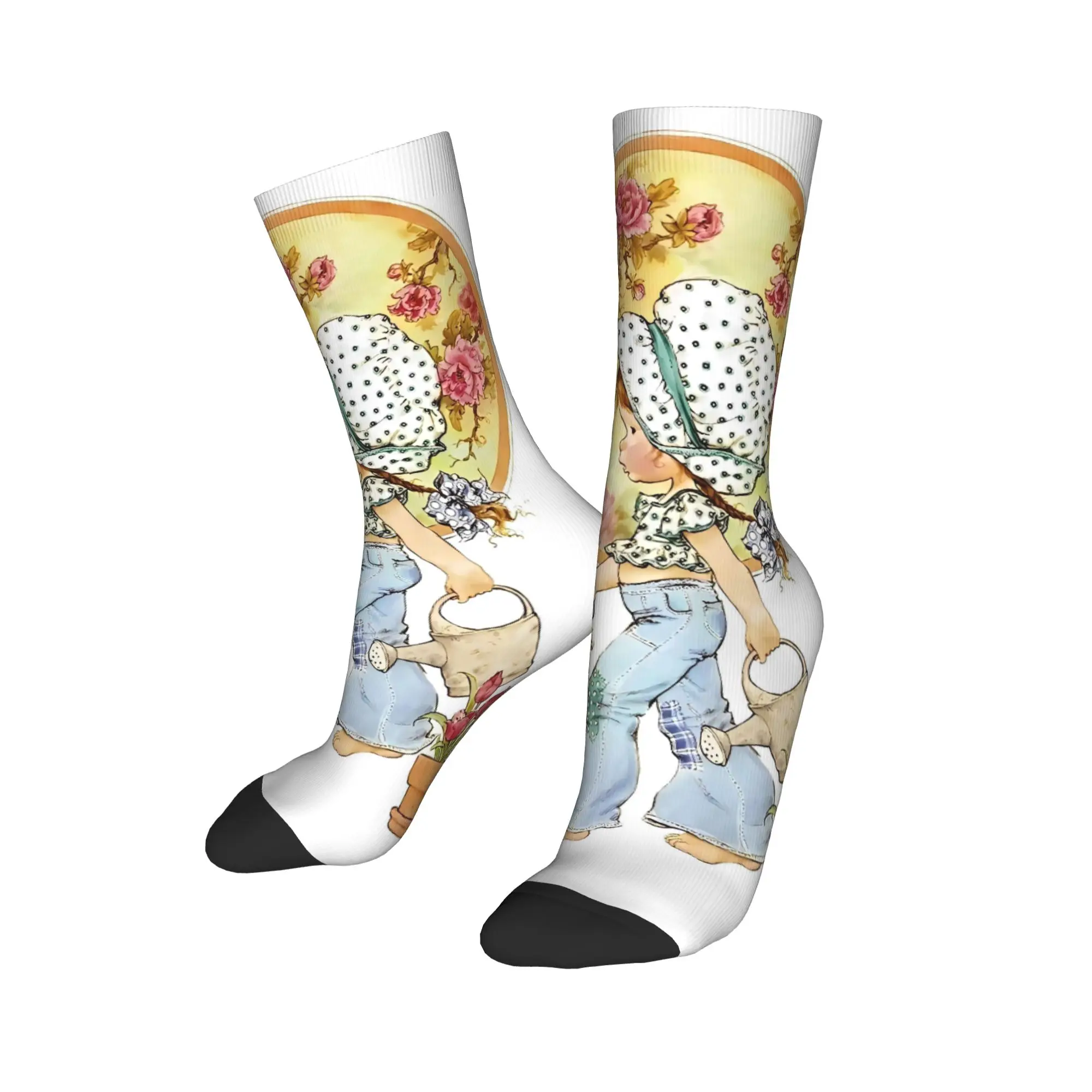 سارة كاي مع القط جوارب محبوكة جوارب مطبوعة المضادة للانزلاق الرجال الجوارب مريحة الشتاء القوطية الدراجات الجوارب