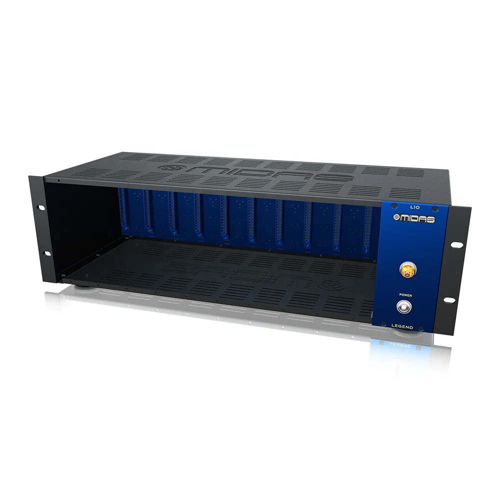 

Midas Legend L10 Portable Cabinet 10-Slot Rack Frame for 500 Series Module With Universal Power Supply