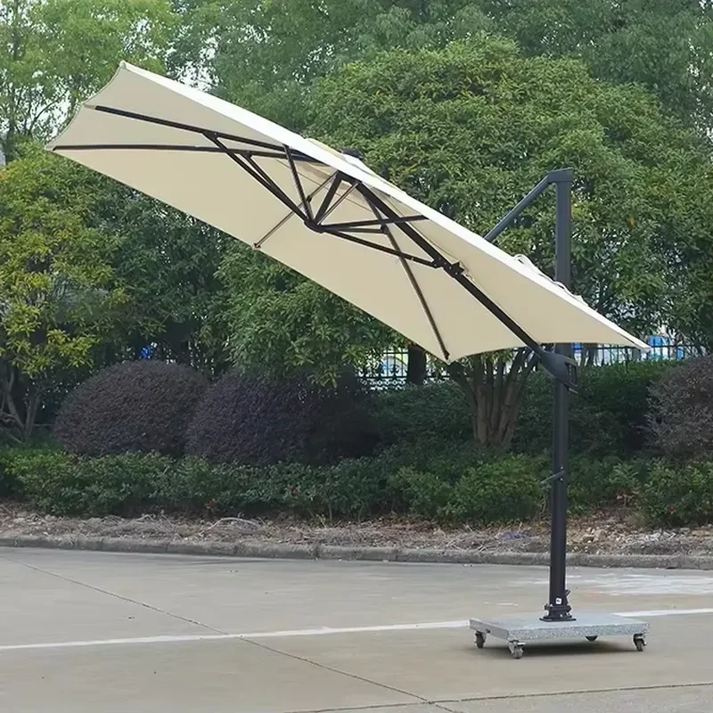 LED Beach Pool Promotion Sun Umbrella, Large-sized Waterproof Fishing Sun Umbrella, Outdoor Terrace Sun Umbrella