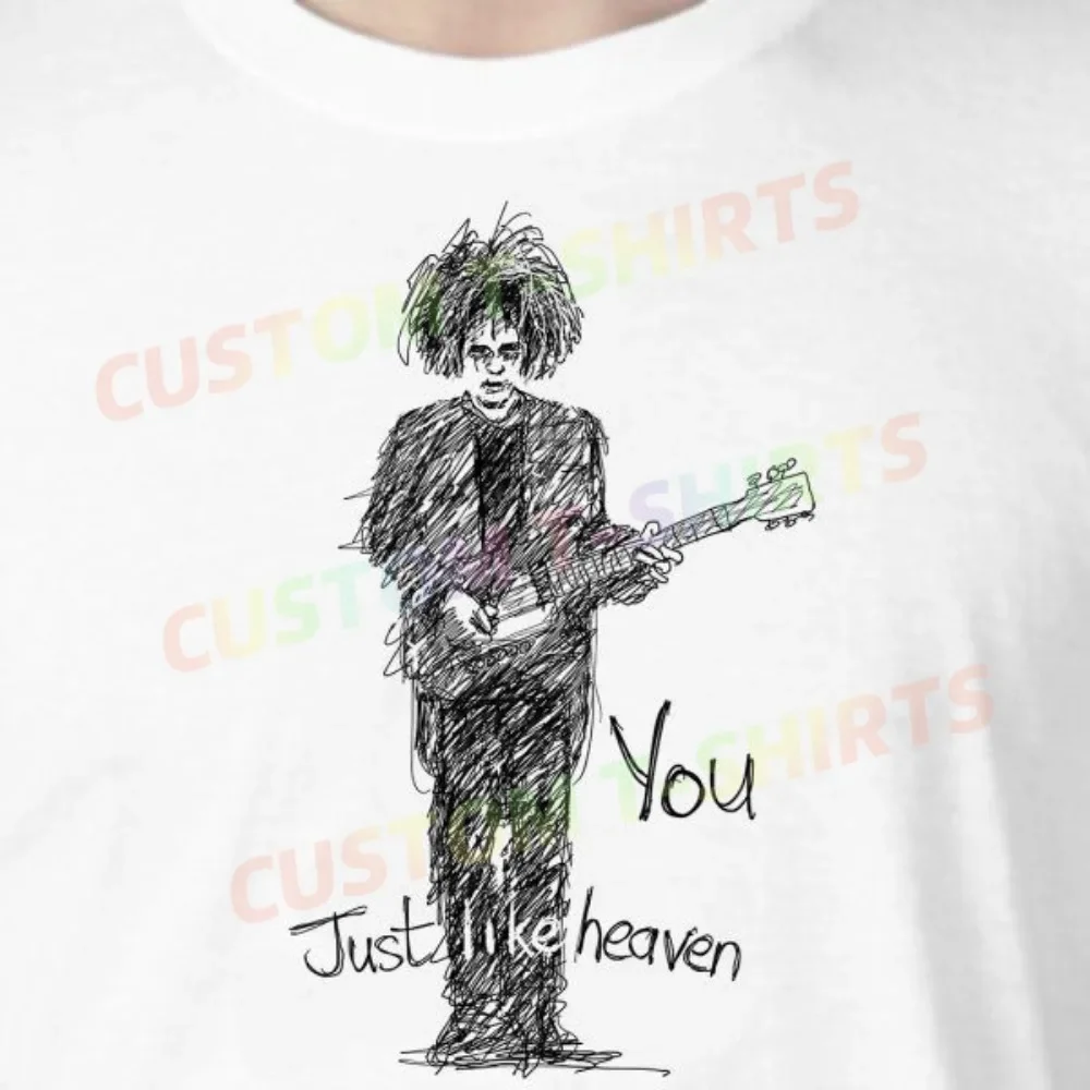 

106 194_Robert_Smith_–_The_Cure Fans' comic-style hand-drawn pattern T-shirts for both men and women in summer