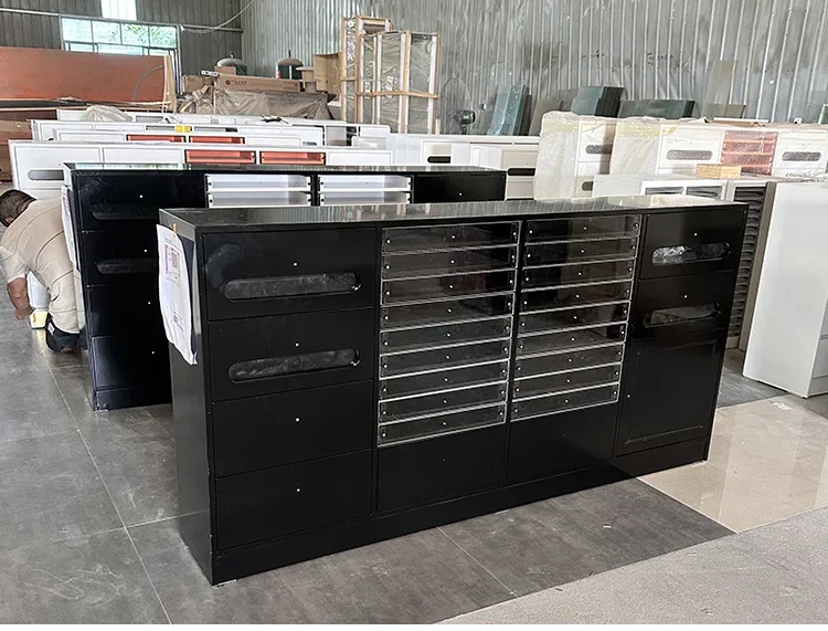 r8.11- Nail Display Cabinet Nail Polish Storage Cabinet Nail Polish Organizer Color Board Product Floor Storage Cabinet