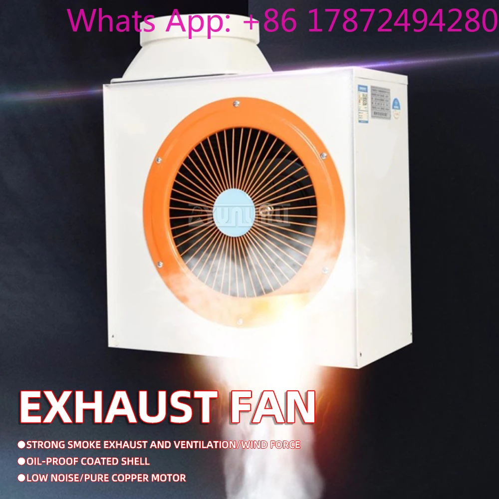 High Suction Powerful Exhaust Fan Kitchen Smoke Range Hood Ventola Aspirazione Cappa Aspintate Cucina