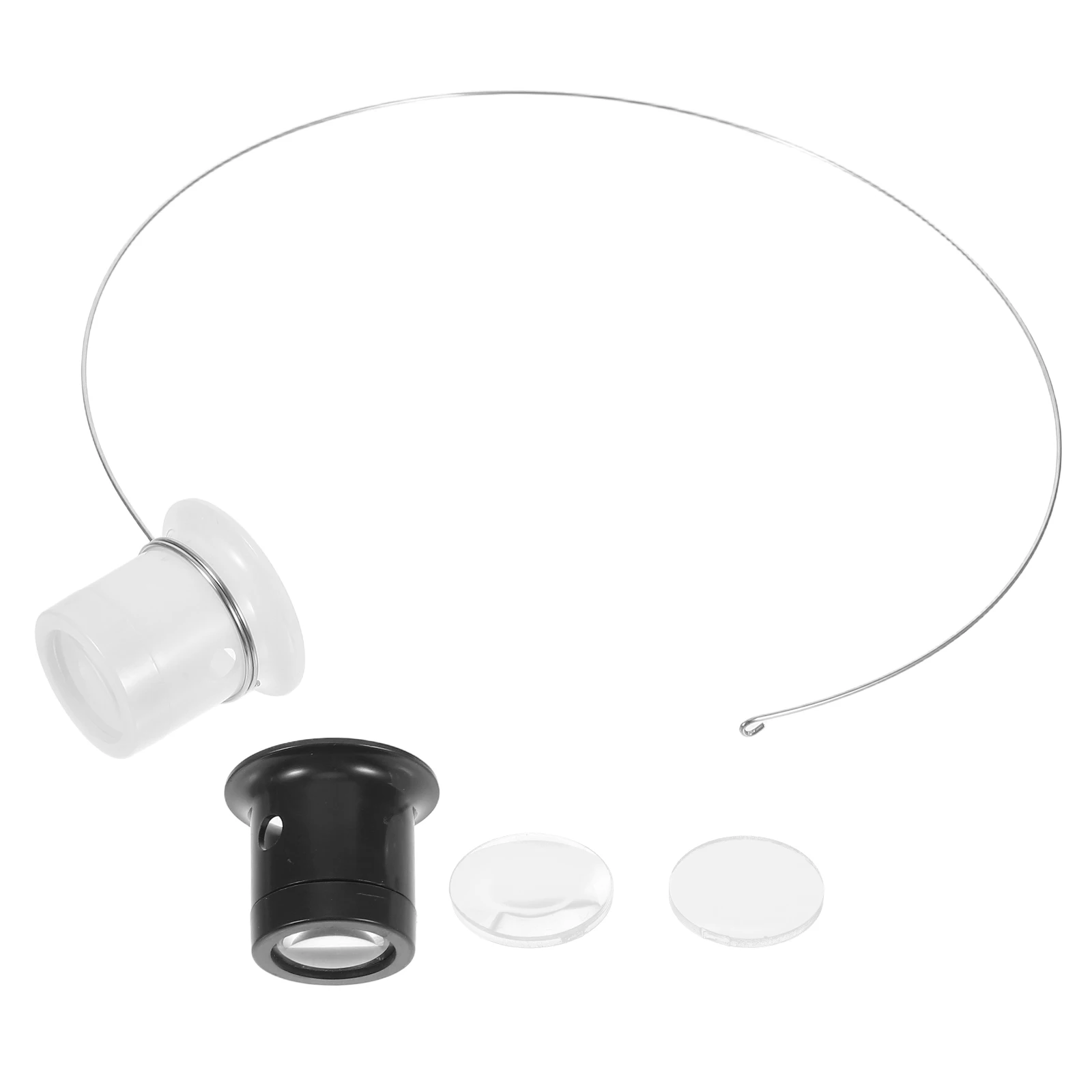 

Head Mounted Magnifying Lens Watch Repair Jewelry Making Steel Wire Head Type High Definition Magnification Comfortable Design
