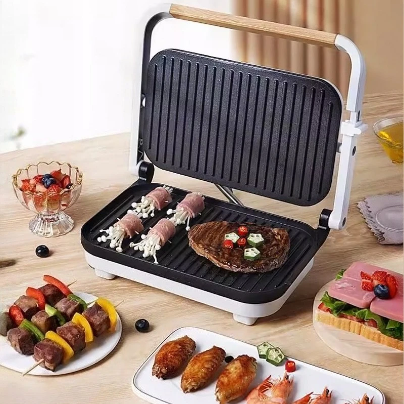

Automatic household steak machine double-sided steak electric frying pan iron plate stove smokeless cast iron non-stick sausage