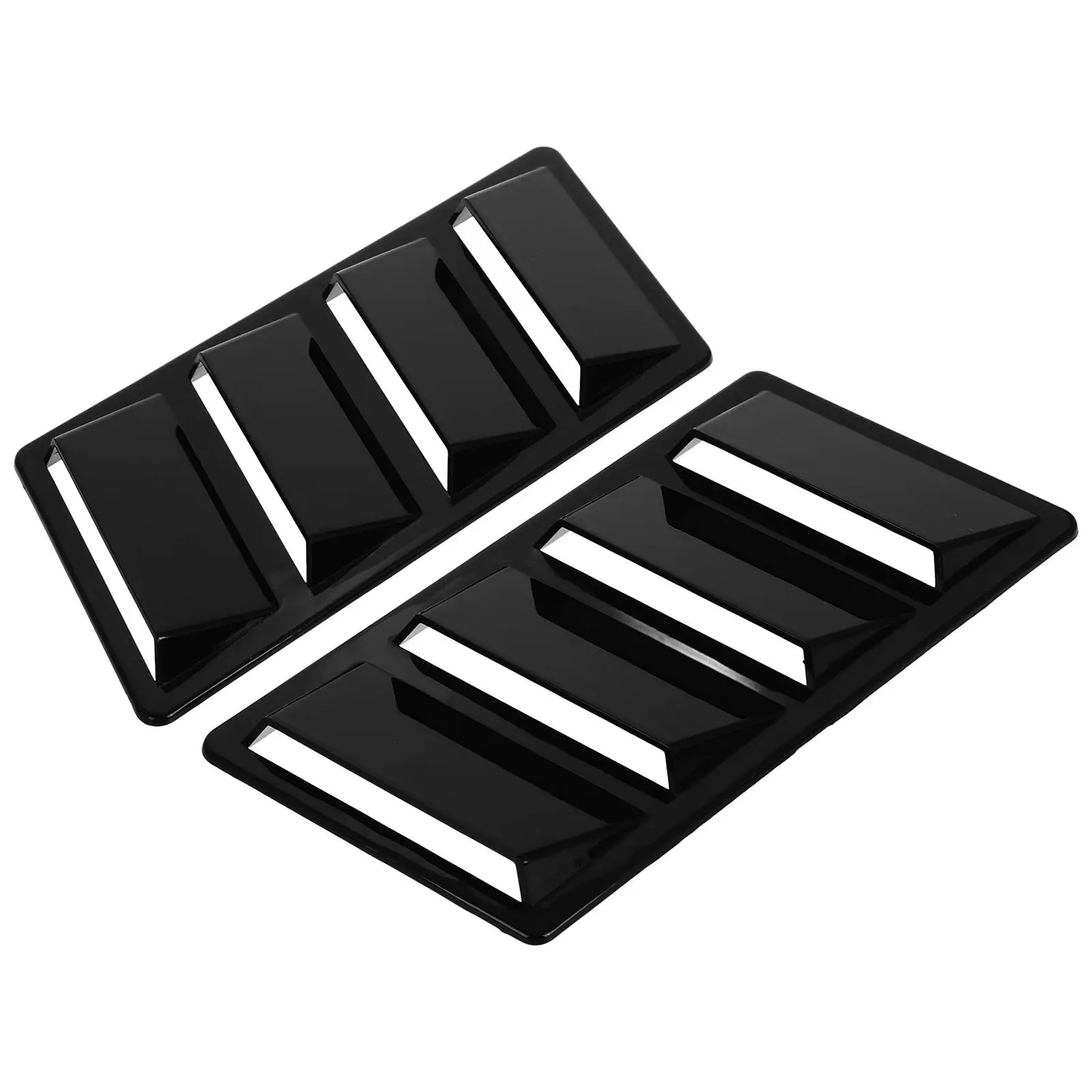

2 Pcs Hood Air Outlet Vents Bonnet Cover Accessory Car Decoration Scoops for Cars Universal