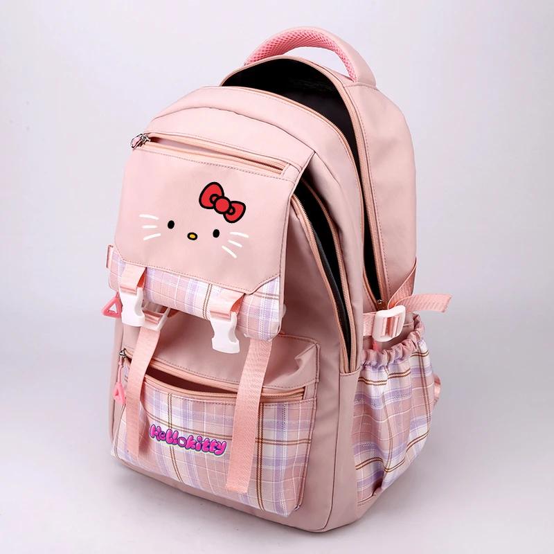 Anime Hello Kitty Backpack Teenger Back To Schoolbag Girl Boy Schoolbag Student Children Laptop Bookbag Men Women Travel Bag