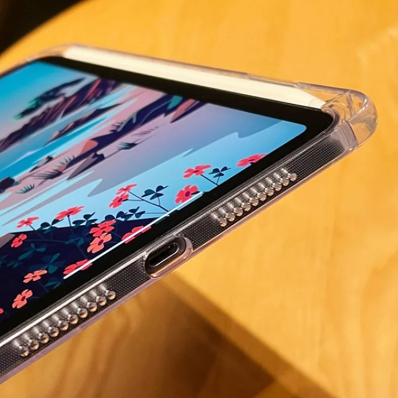 

1 шт., отличный прозрачный чехол с прорезью для карандашей — для IPad Air 7/6 (2025/2024), Mini 7/6, Pro11/13 дюймов, защитный чехол