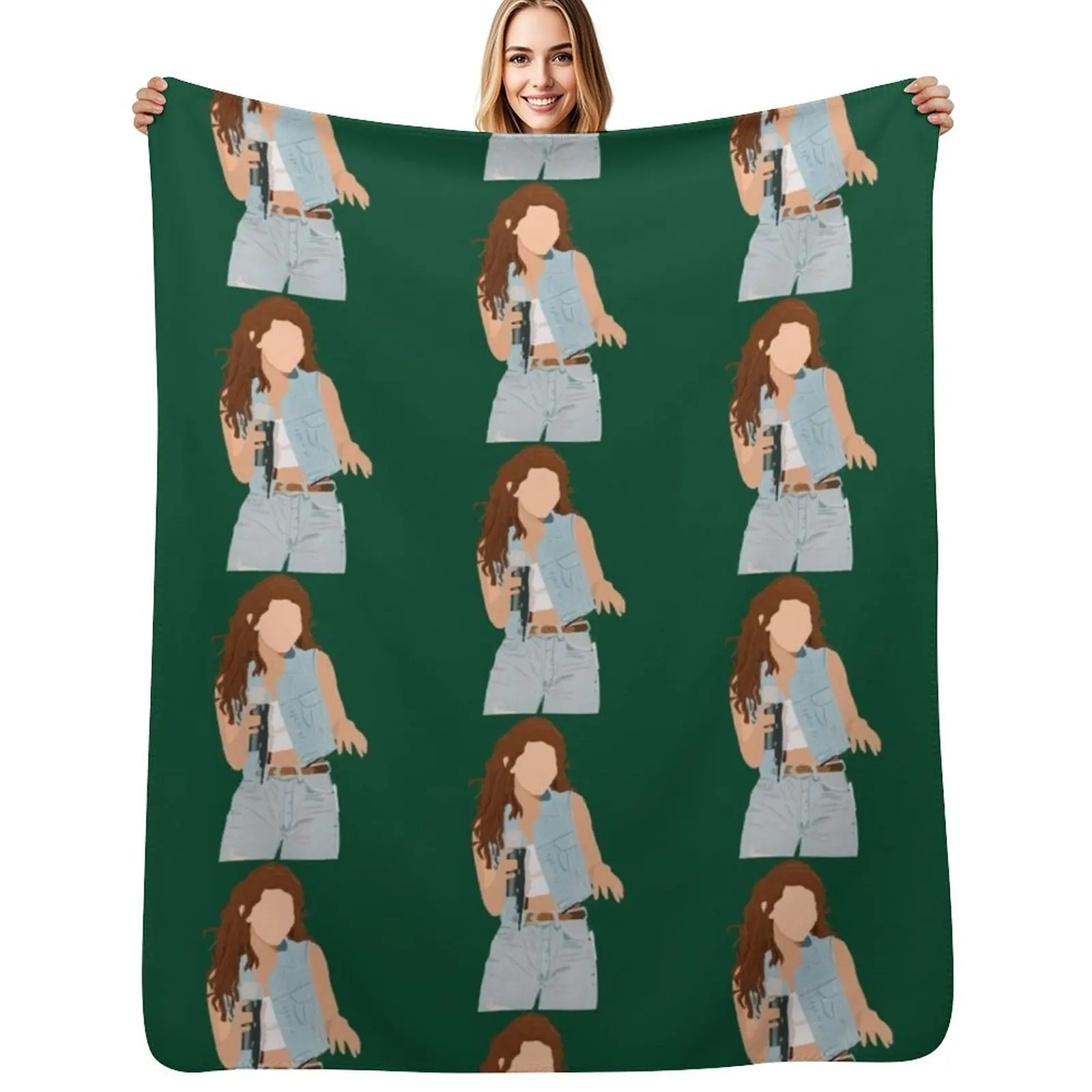 Retro Vintage Shania TwainMan I Feel Like A Woman Gift For Everyone Throw Blanket Picnic Polar manga Soft Plush Plaid Blankets
