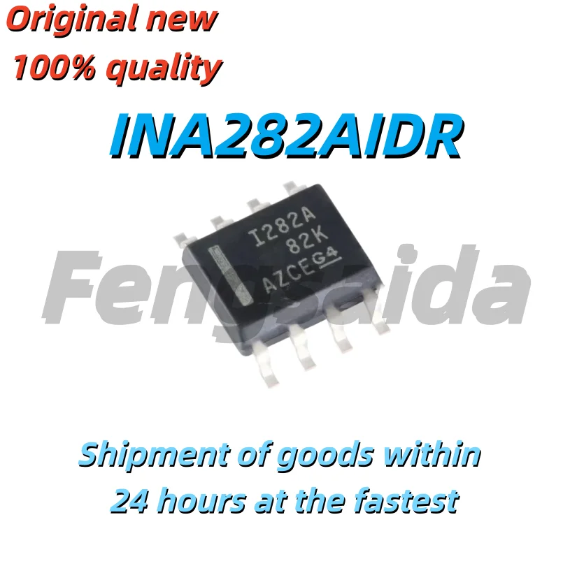 (5 pieces)  brand new INA282AIDR Silk Screen I282A Package SOP-8 Current Monitor IC
