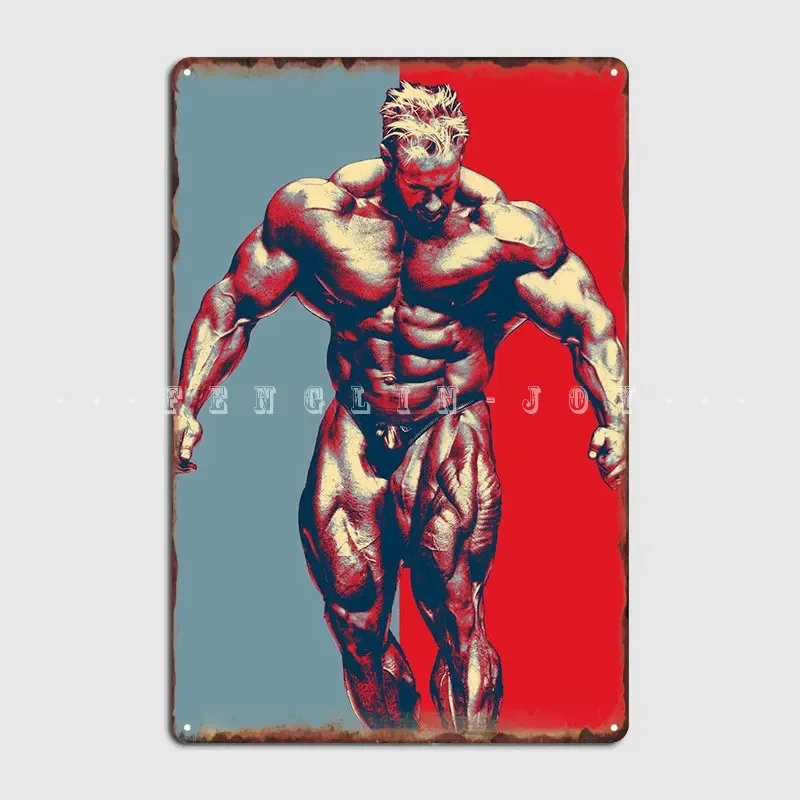 Jay Cutler Bodybuilder Metal Sign Club Party Mural Designing Wall Decor Tin Sign Poster