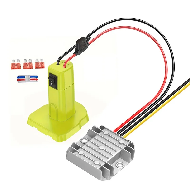 

18V to 12V Step Down Converter for Ryobi 18V Battery DC 12V 15A 180W Buck Converter Regulator for diy upgrading power tools