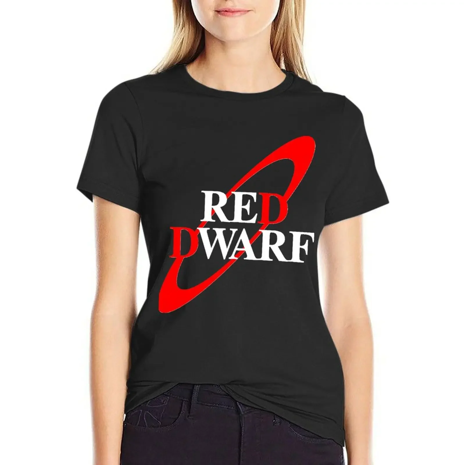 

Red Dwarf Logo T-shirt summer top Blouse funny t-shirts for Women graphic tees funny