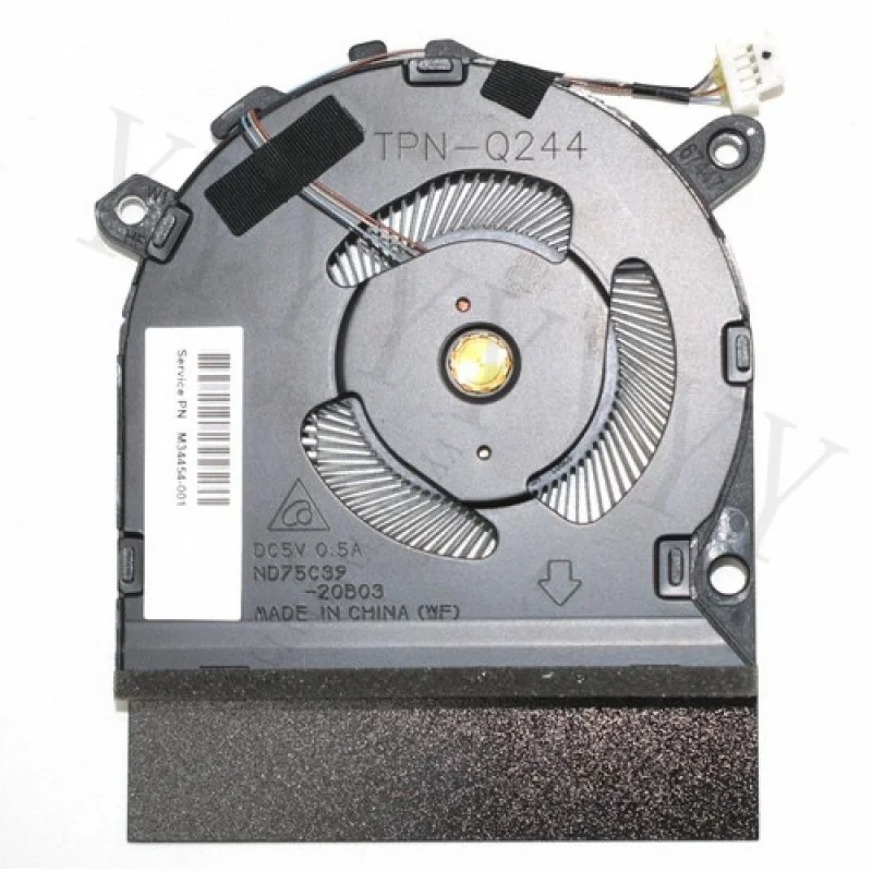 Y+New Cooling Fan DC05V 0.5A 4Pin For HP Pavillion 14-DV TPN-Q244 M34454-001