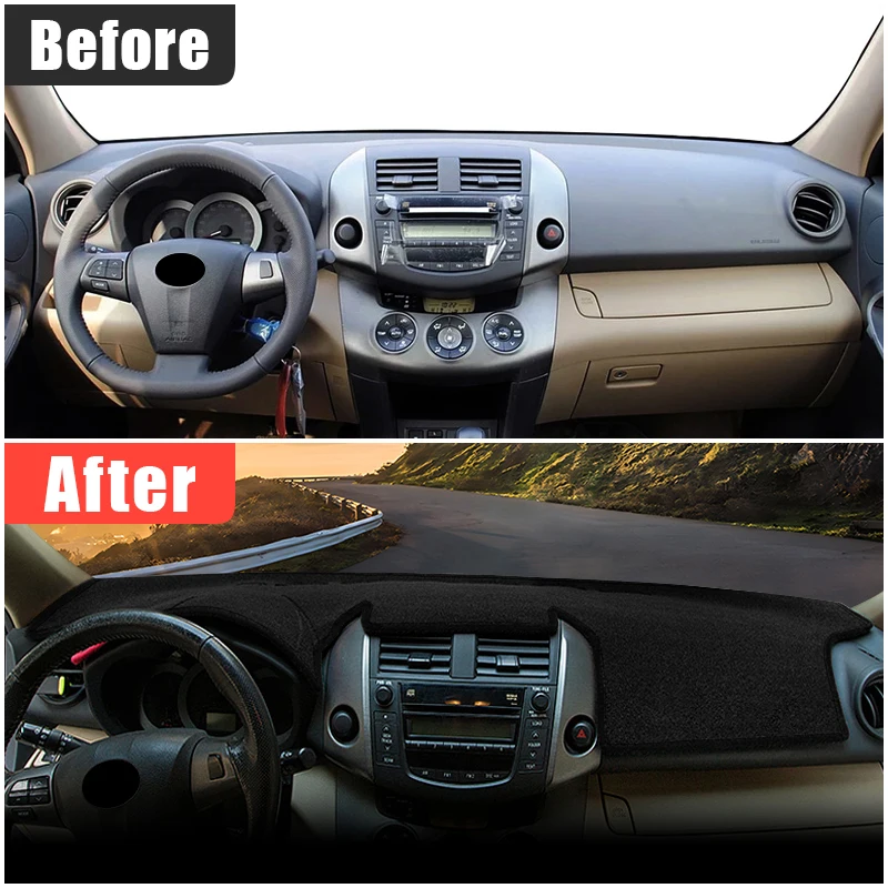 Для Toyota RAV4 XA30 2006 2007 2008 2009 2010 2011 2012 RAV 4 приборная панель автомобиля избегайте света крышка анти-УФ коврик нескользящие ковры
