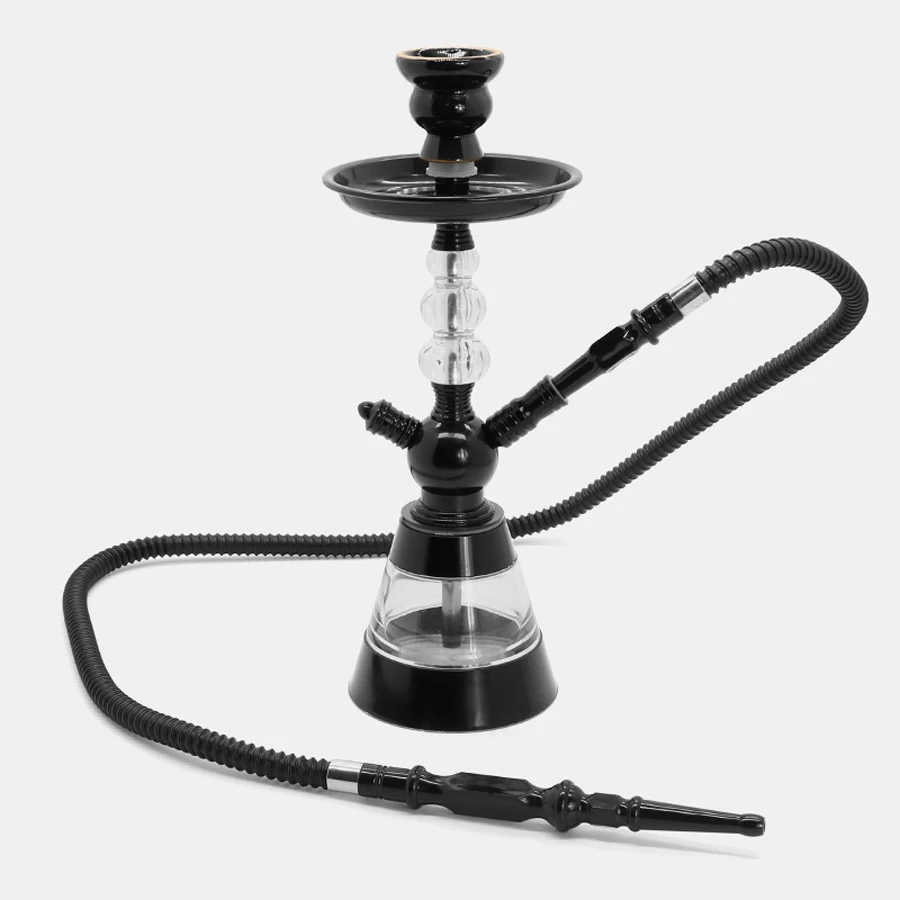 Colorful Hookah Kit Acrylic Portable Aluminum Chicha Hookah For Party Smoking Pot Detachable Smoking Hookah Set