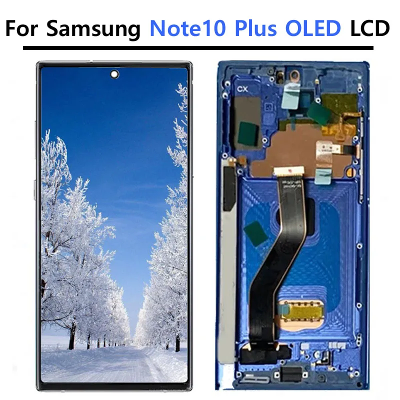 Note 10+ LCD Screen For SAMSUNG GALAXY Note10 Plus N975 N9750 LCD Display Touch Screen Digitizer Assembly Repair Parts