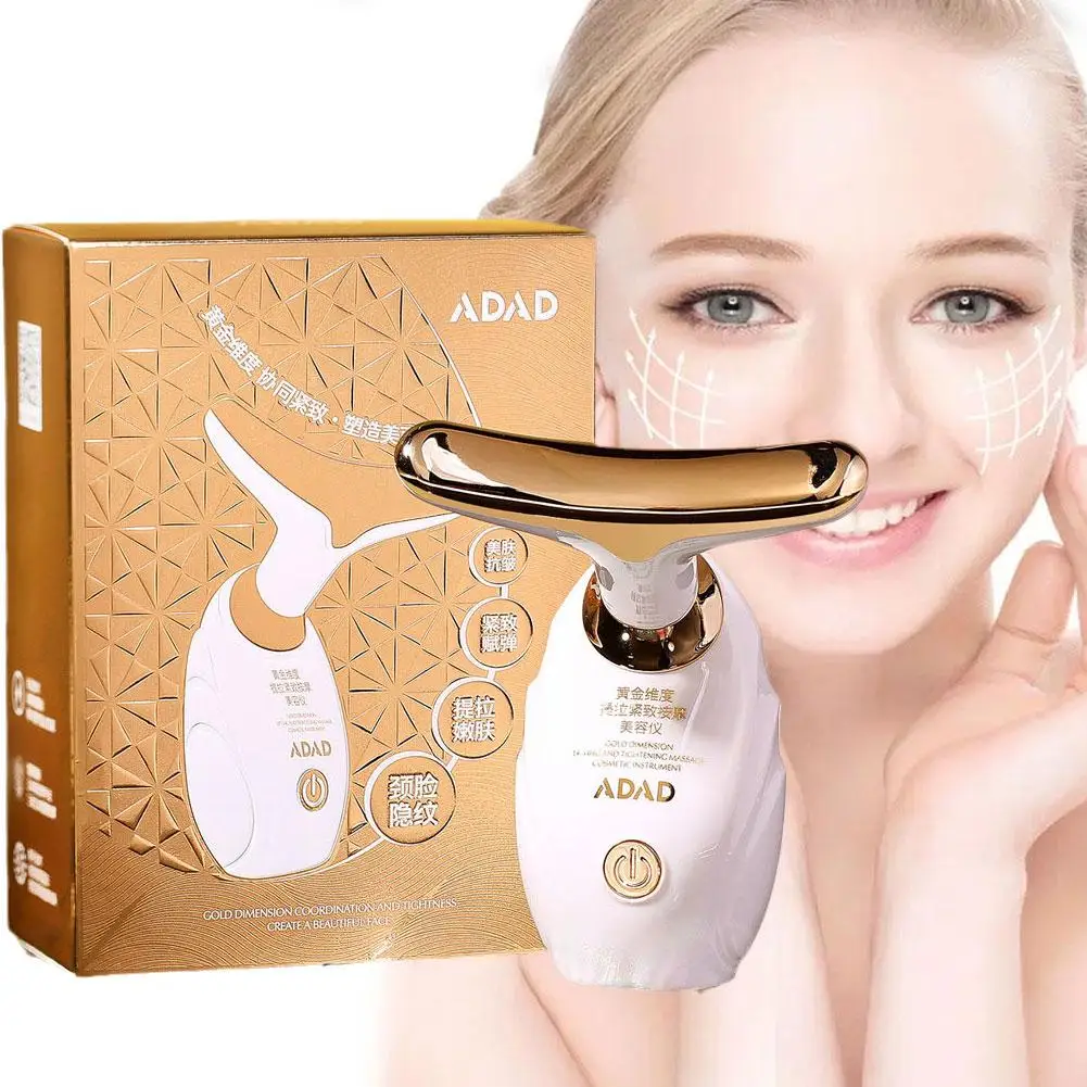 しわ防止フェイシャルマッサージャー,肌の若返り,フェイス & ネックリフト,美容デバイス,振動,二重あご,a8k6,直送