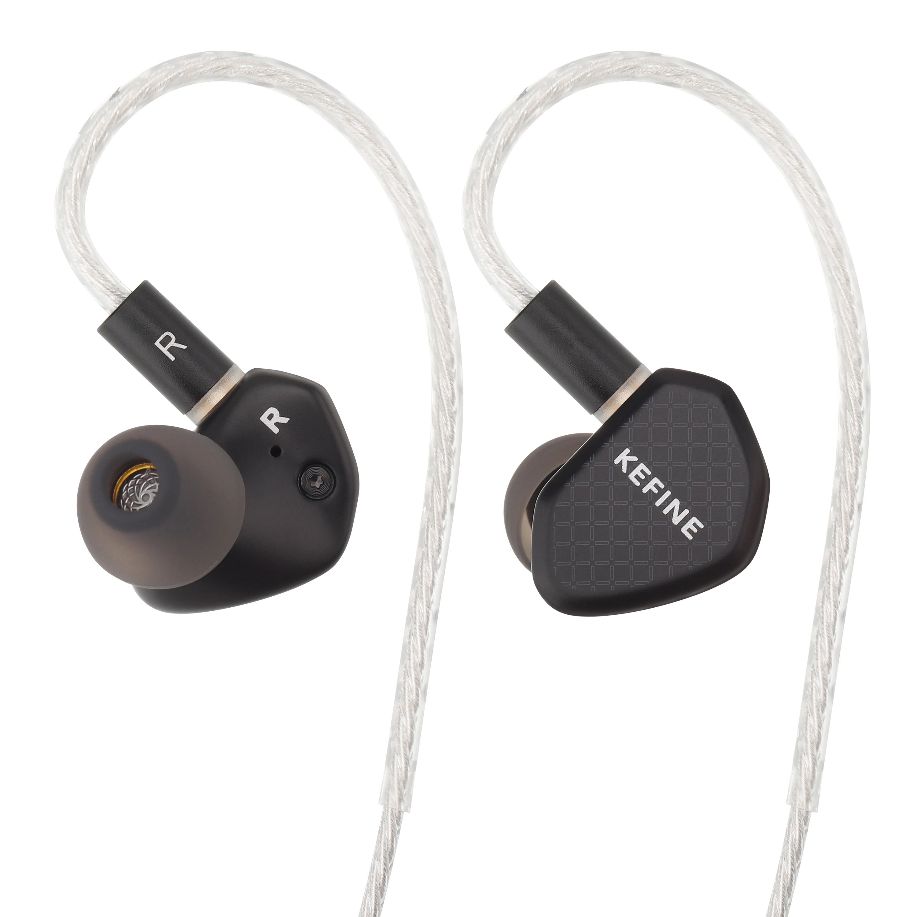 KEFINE Klean 10mm membrana DLC dynamiczny sterownik Hifi przewodowe słuchawki IEM z metalową obudową i odłączanym kablem 0,78mm 2pin 3,5mm — zdjęcie produktu 7