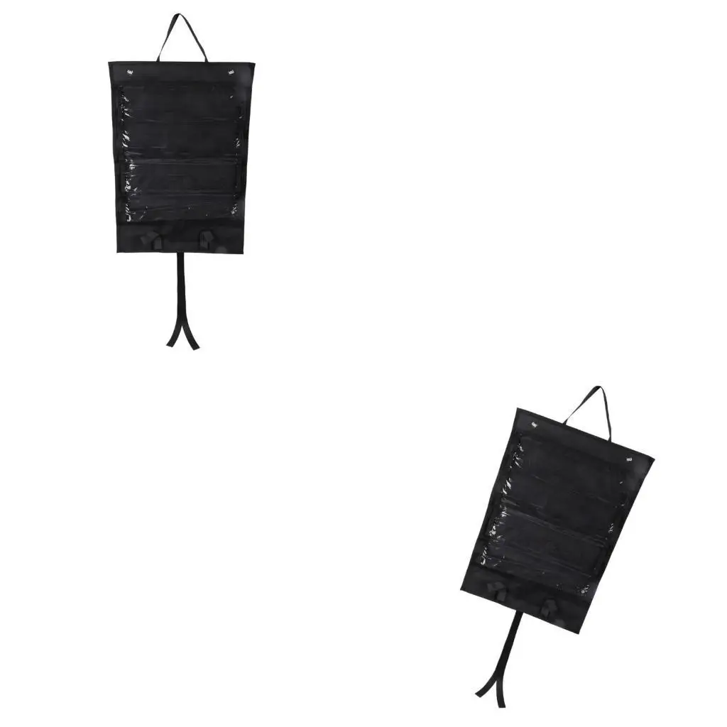 

652F Game Mat Storage Hanging Bag Space Saving Wall Mounted Pad Container 8 Mat Holder Desktop Gaming Organizers Bag