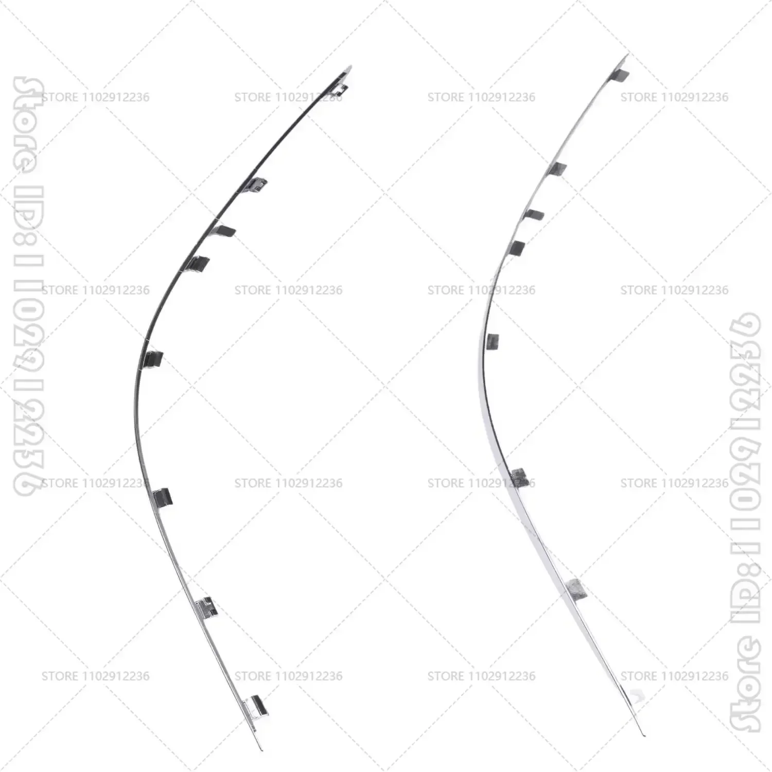 Strip krom cetakan Bumper depan, untuk 2007-2009 W211 Mercedes Benz E320 E350 E550, E63 AMG 2118852321 2118852421 Trim