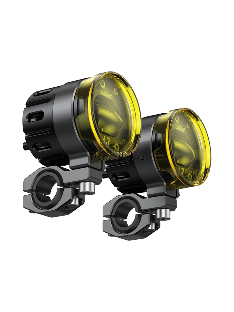 

L7q Motorcycle Spotlight Quick Release Anti-Theft Far and near Light Tangent Strong Light Flash Street Lamp