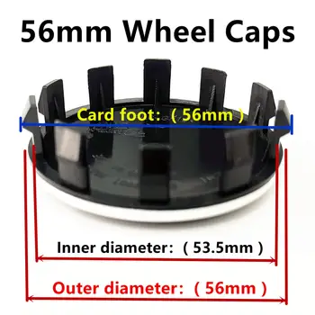8 最佳銷售 56毫米輪圈中心蓋 - №4