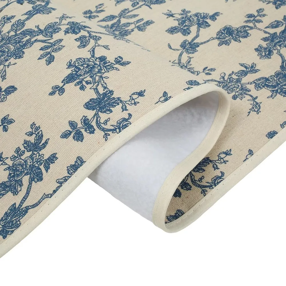 1pcs 140*50cm Ironing Board Cloth Drawstring Tightening Stain Resistant Ironing Board Protector Cover Washable with Elastic Edge