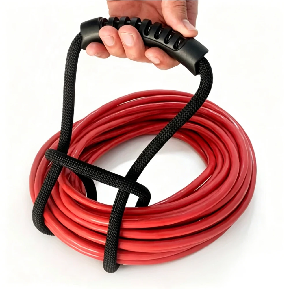 

New Heavy Duty Elastic Storage Straps with Handle Reusable Cord Organizer for Pool Hoses Garden Hoses RV Boat Garage Storage