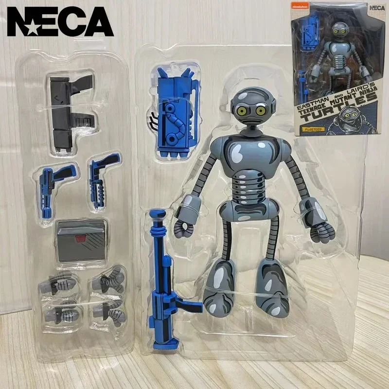 Oryginalna Neca54242 animacja robota żółw Ninja Fujitod 7-calowy Model kolekcja figurek